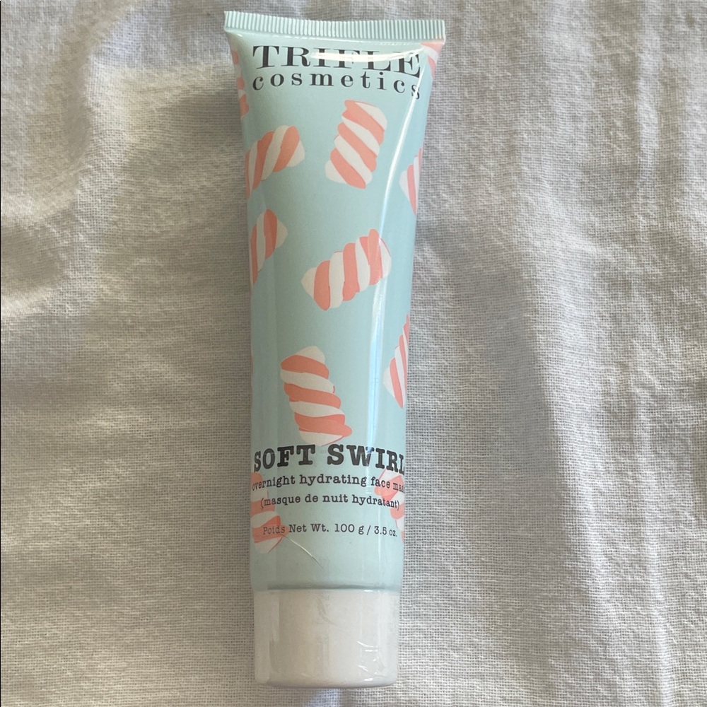 Soft Swirl Overnight Hydrating Face Mask - Mint and Pink